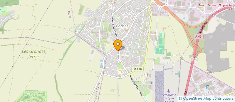 localisation de l'entreprise MH CONCEPT à CORBAS