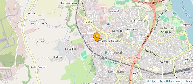 localisation de l'entreprise MH CONSEIL à LORIENT