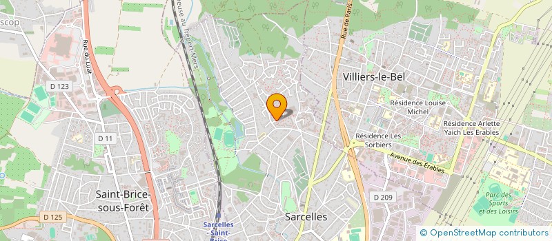 localisation de l'entreprise MH CONSEIL  SARCELLES