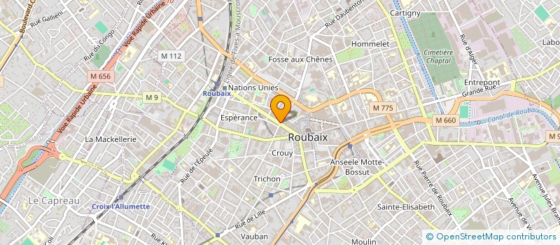 localisation de l'entreprise MH CONSEIL  ROUBAIX