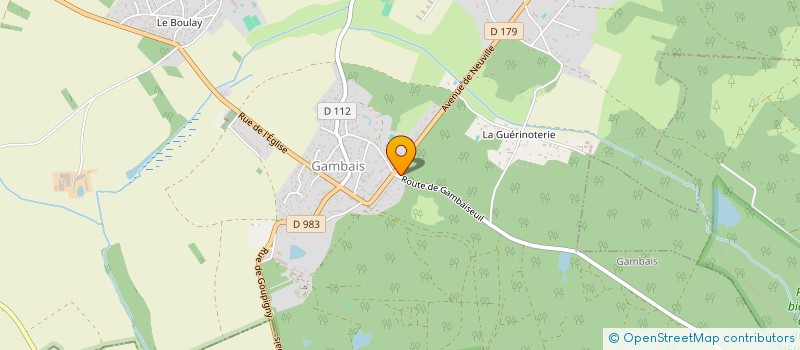 localisation de l'entreprise MH CONSEILS  GAMBAIS