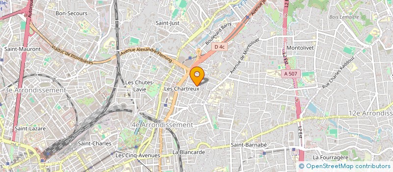 localisation de l'entreprise MH CONSTRUCTION à MARSEILLE