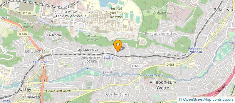 localisation de l'entreprise MH CONSULTING à PALAISEAU