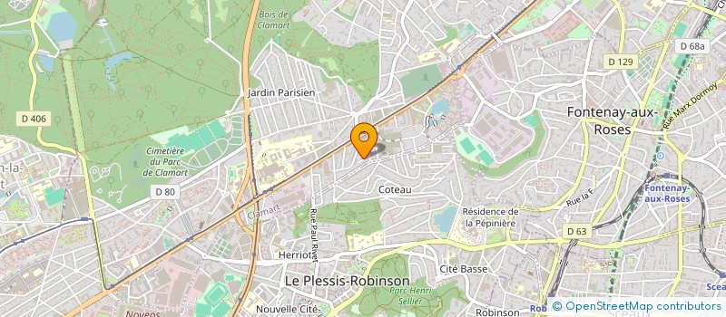 localisation de l'entreprise MH CORP à CLAMART