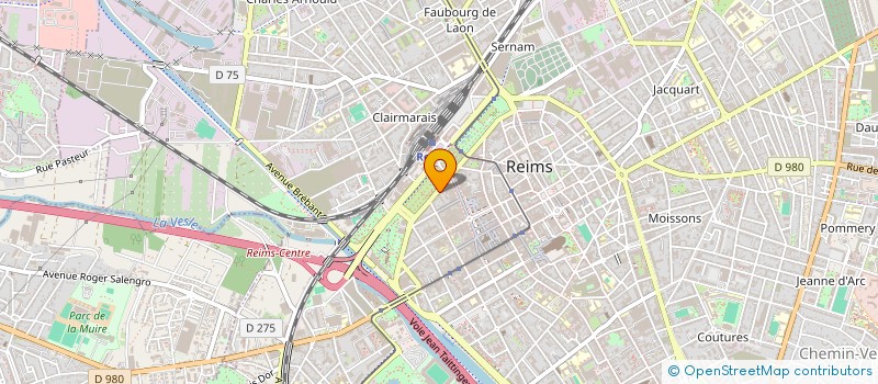 localisation de l'entreprise MH CORPORATE  REIMS
