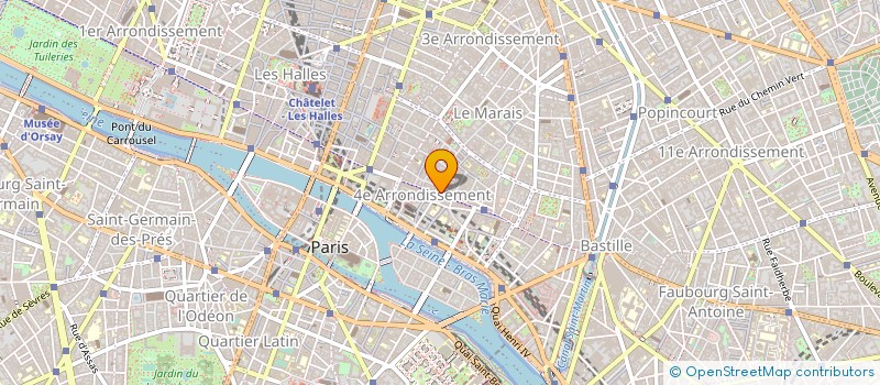 localisation de l'entreprise MH DIST à PARIS