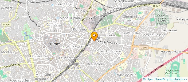 localisation de l'entreprise MH DRIVESHOP  NIMES