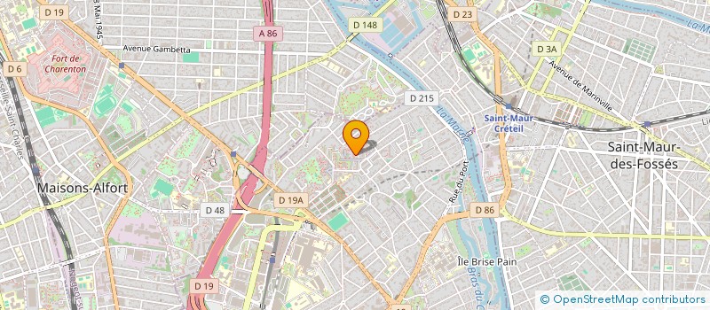 localisation de l'entreprise MH ENERGIE ET TELECOM  CRETEIL