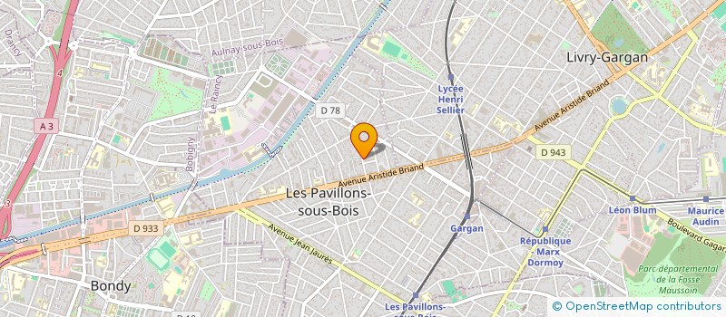 localisation de l'entreprise MH EVENTS à LES PAVILLONS SOUS BOIS