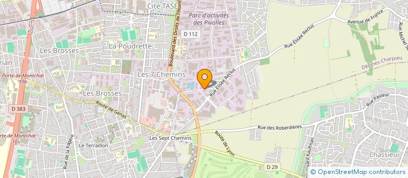 localisation de l'entreprise MH FENICHE  DECINES-CHARPIEU