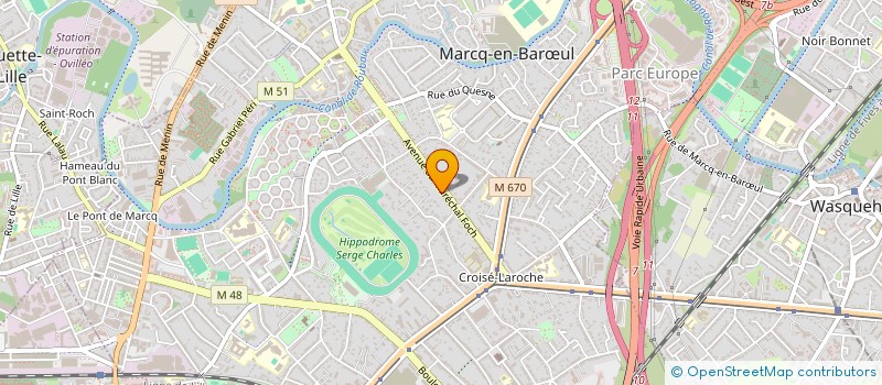 localisation de l'entreprise MH FIL à MARCQ-EN-BARŒUL