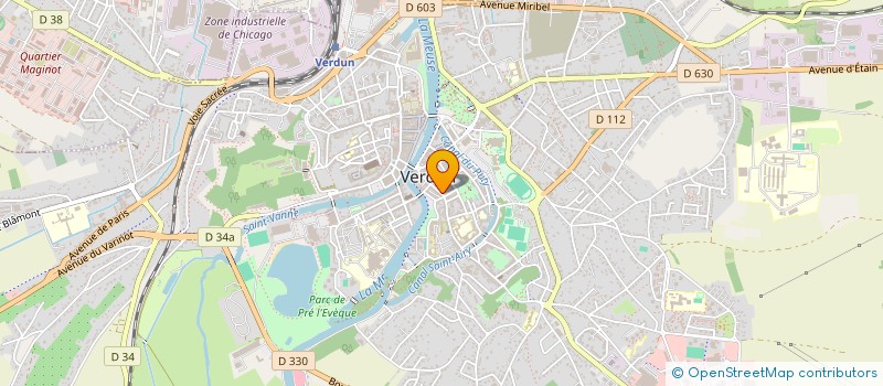 localisation de l'entreprise MH & FILS  VERDUN