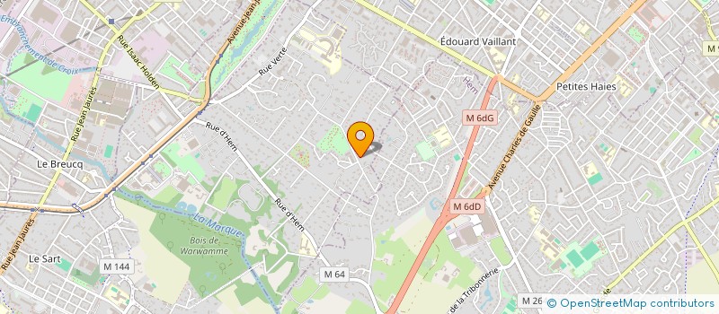 localisation de l'entreprise MH FINANCE à CROIX
