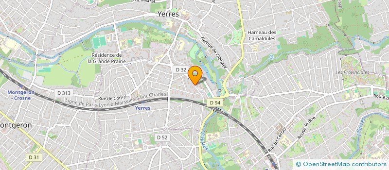 localisation de l'entreprise MH FONCIERE  YERRES