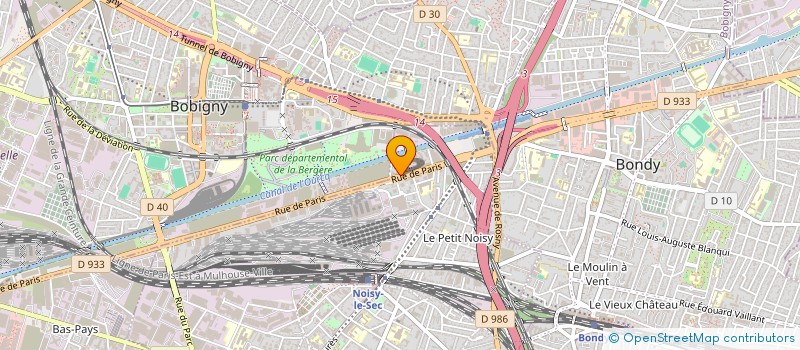 localisation de l'entreprise MH FOOD à NOISY-LE-SEC