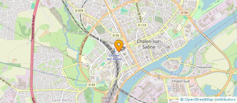 localisation de l'entreprise MH FOOD  CHALON-SUR-SAONE