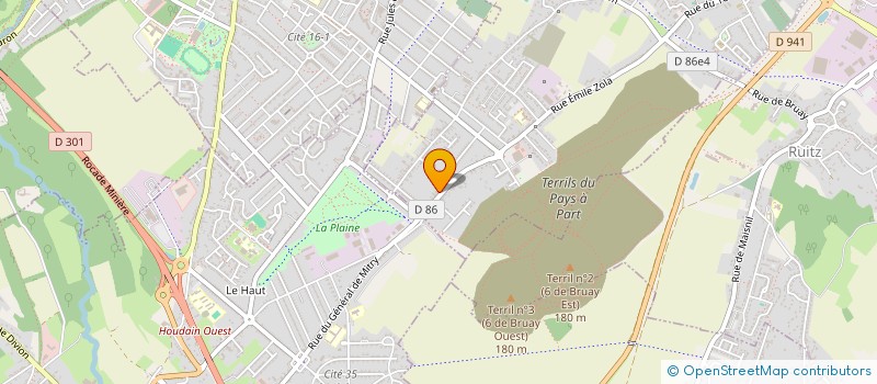 localisation de l'entreprise MH-GOLD  HAILLICOURT