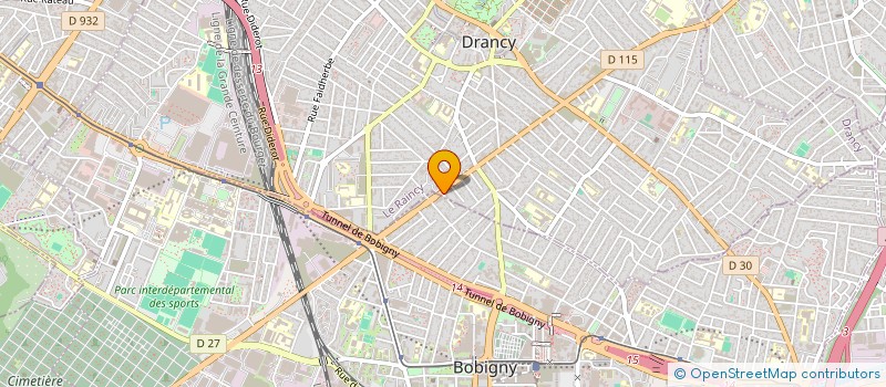 localisation de l'entreprise MH.GROUP à DRANCY