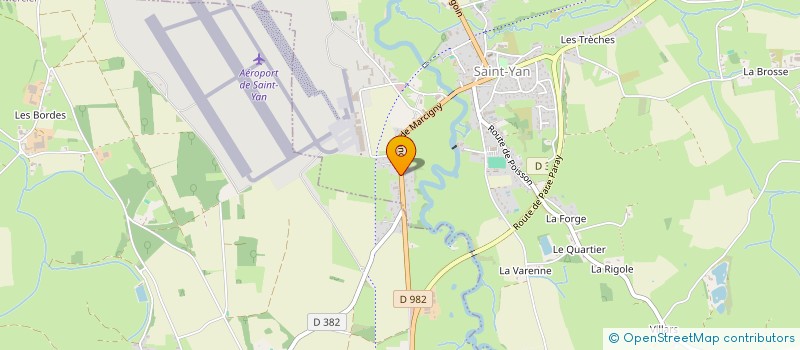 localisation de l'entreprise MH GROUP  SAINT-YAN