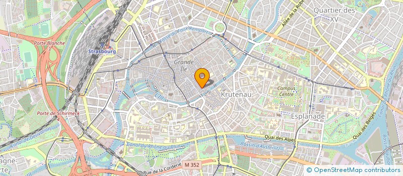 localisation de l'entreprise MH HOLDING à STRASBOURG
