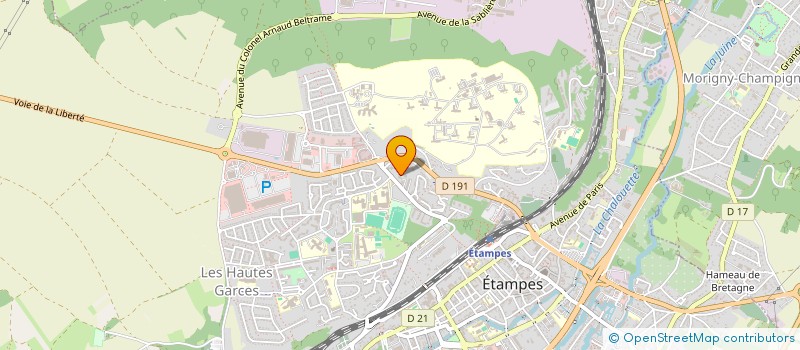 localisation de l'entreprise MH HOLDING  ETAMPES