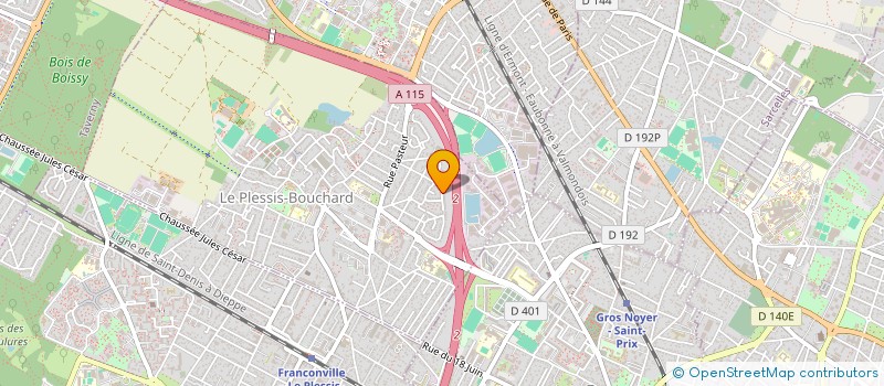 localisation de l'entreprise MH HOLDING  LE PLESSIS-BOUCHARD