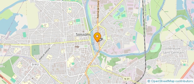 localisation de l'entreprise MH HOME à SOISSONS