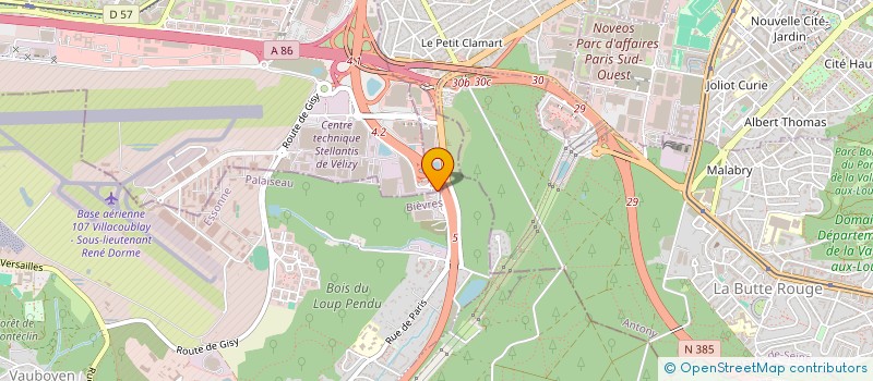 localisation de l'entreprise MH ILE DE FRANCE  BIEVRES