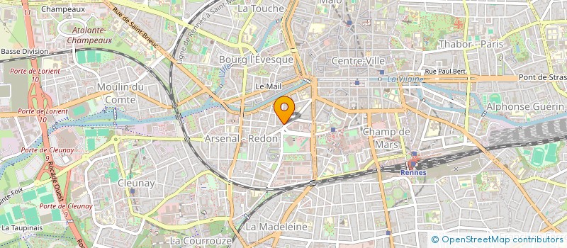 localisation de l'entreprise MH IMMO 1  RENNES