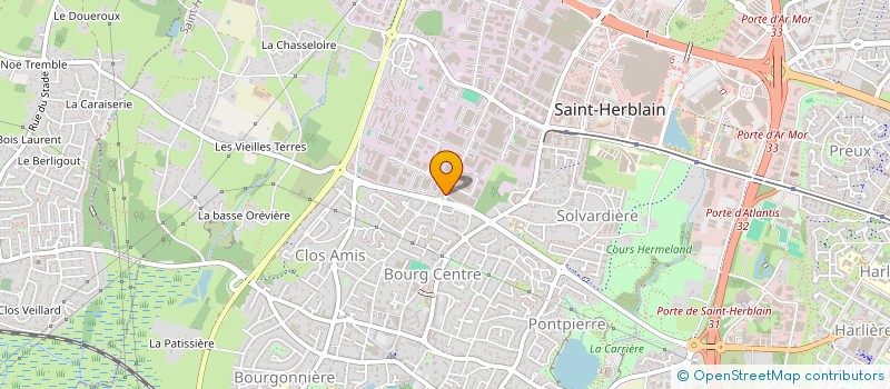 localisation de l'entreprise MH IMMO  SAINT-HERBLAIN