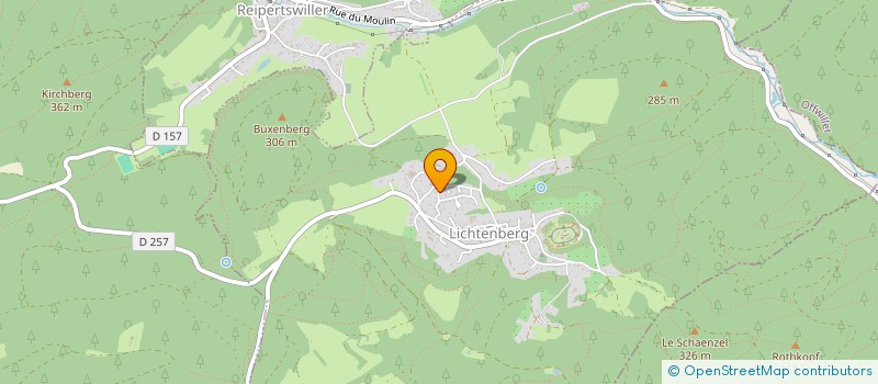 localisation de l'entreprise MH IMMO  LICHTENBERG