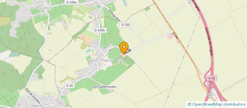 localisation de l'entreprise MH IMMOBILIER  SAINT-THIERRY