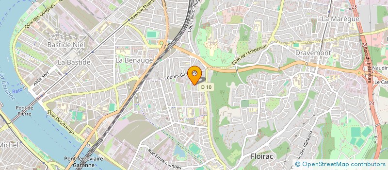 localisation de l'entreprise MH IMMOBILIER  CADAUJAC