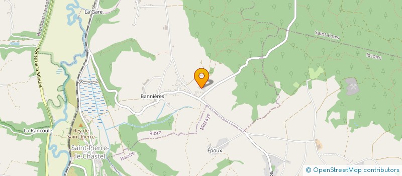 localisation de l'entreprise MH IMMOBILIER  SAINT-PIERRE-LE-CHASTEL