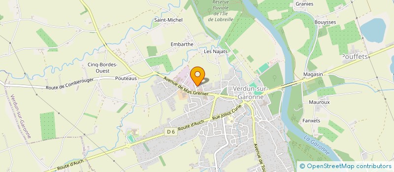 localisation de l'entreprise MH INDUSTRIES  VERDUN-SUR-GARONNE