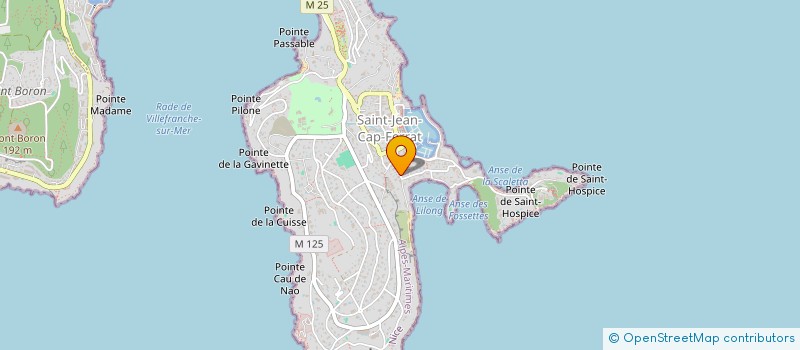 localisation de l'entreprise MH INVEST à SAINT-JEAN-CAP-FERRAT
