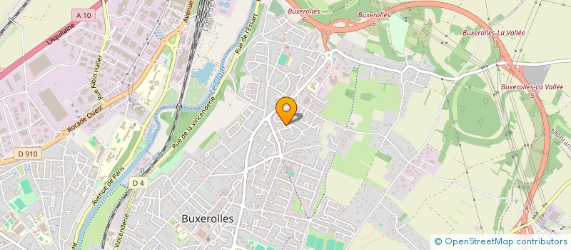 localisation de l'entreprise MH INVEST  BUXEROLLES