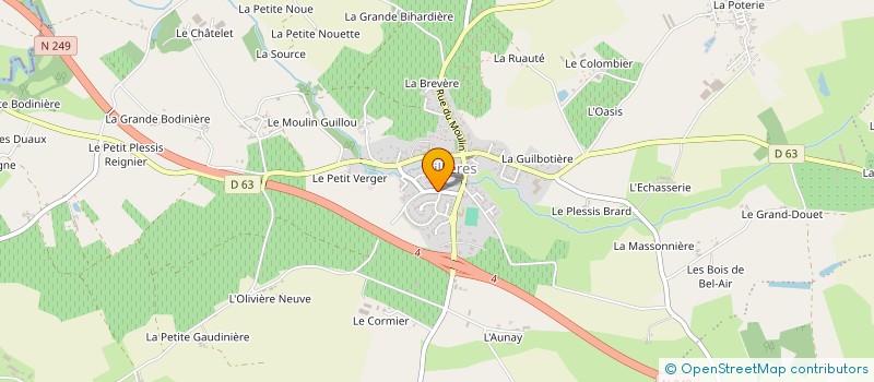 localisation de l'entreprise MH INVESTISSEMENT à SEVREMOINE