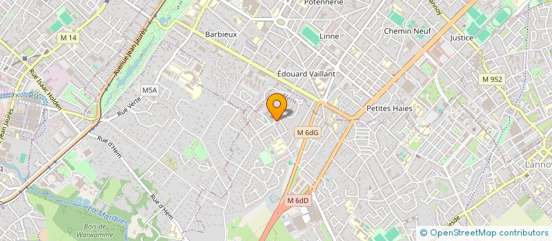 localisation de l'entreprise MH MARKET  HEM