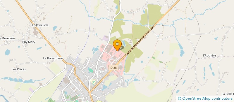 localisation de l'entreprise MH MENUISERIE  MONCOUTANT-SUR-SEVRE