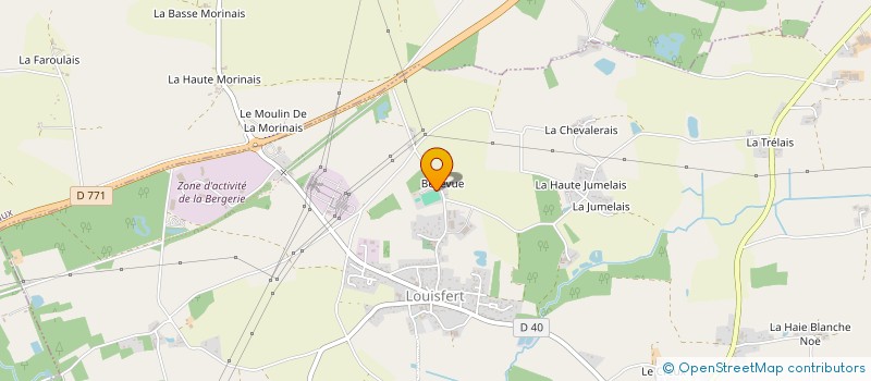 localisation de l'entreprise MH MENUISERIES  ERBRAY