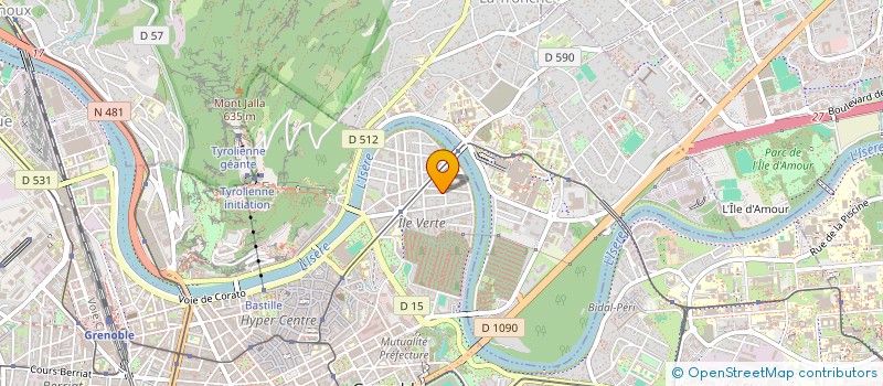 localisation de l'entreprise MH MORTILLET  GRENOBLE