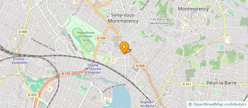 localisation de l'entreprise MH PARTICIPATIONS  SOISY-SOUS-MONTMORENCY