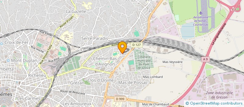 localisation de l'entreprise MH PEINTURE  NIMES