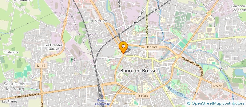 localisation de l'entreprise MH PIZZA à BOURG-EN-BRESSE