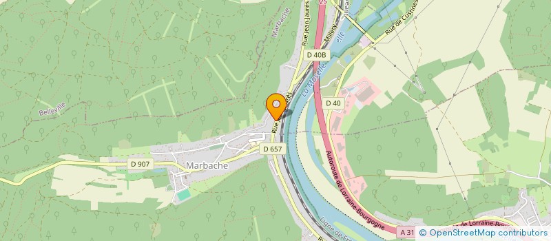 localisation de l'entreprise MH RENOV  MARBACHE