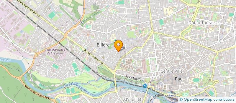 localisation de l'entreprise MH RIO à BILLERE