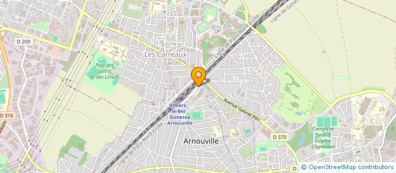 localisation de l'entreprise MH SAS (CARREAUX & FILS) à ARNOUVILLE