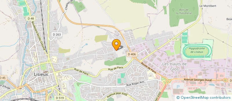 localisation de l'entreprise MH TECH  LISIEUX