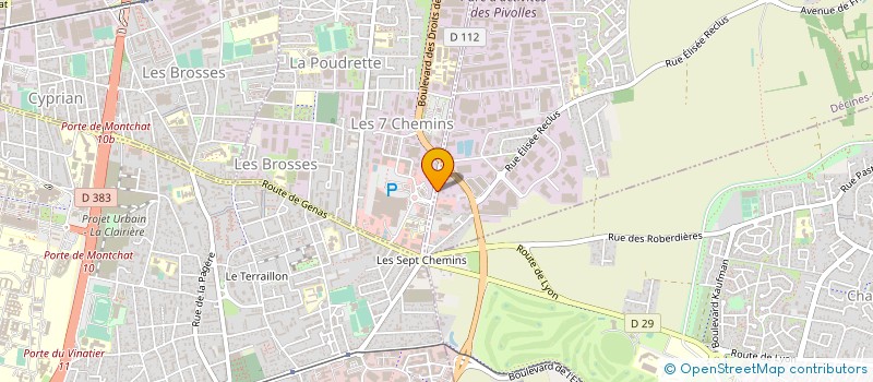 localisation de l'entreprise MH TECHNOLOGIE  DECINES-CHARPIEU